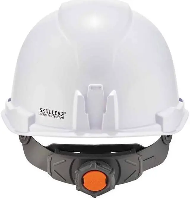 Alt view image 5 of 7 - ERGODYNE 8970 White Class E Hard Hat Cap Style w/ Ratc