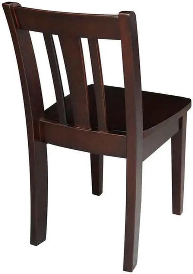 Alt view image 2 of 7 - INTERNATIONAL CONCEPTS CC15-105P Rectangle Set of 2 San Remo Juvenile Chairs,