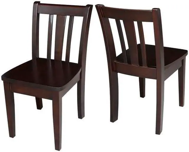 Alt view image 5 of 7 - INTERNATIONAL CONCEPTS CC15-105P Rectangle Set of 2 San Remo Juvenile Chairs,