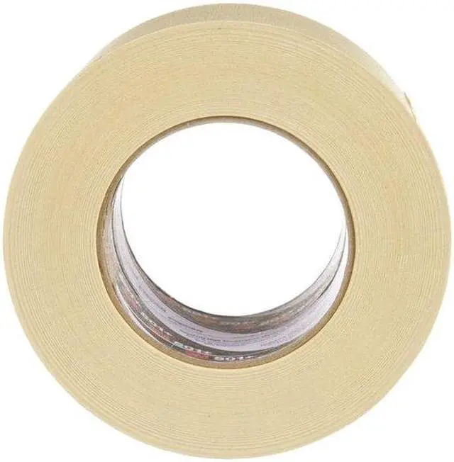Alt view image 3 of 7 - 3M 501+ Painter's Tape, 72 mm W x 55 m L, 7.3 mil Thick, Tan, Rubber Adhesive,