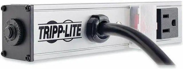 Alt view image 8 of 11 - TRIPP LITE PS4816 16 Outlets Power Strip 120V Input Voltage 1800 W Maximum Power 15 ft. Cord Length
