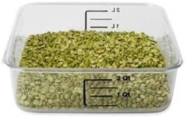 Alt view image 3 of 6 - RUBBERMAID FG630200CLR Square Storage Container,2 qt,Clear