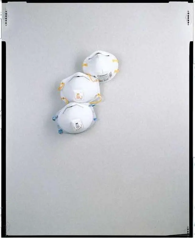 Alt view image 6 of 7 - N95 Particulate Respirator, Half Facepiece, Small, Fixed Strap