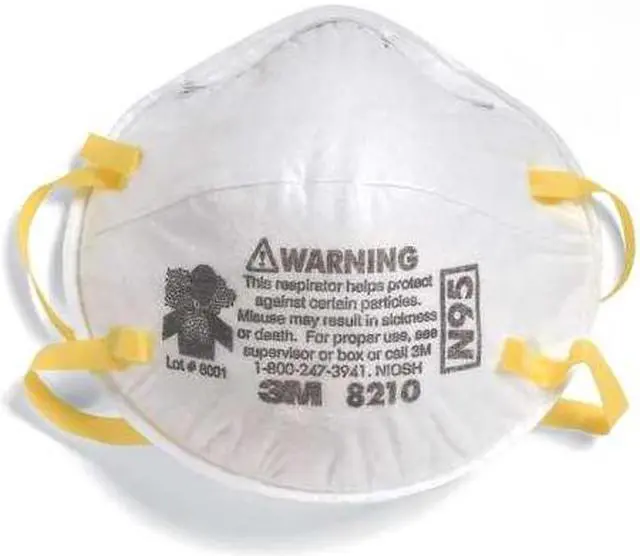 Alt view image 7 of 7 - N95 Particulate Respirator, Half Facepiece, Small, Fixed Strap
