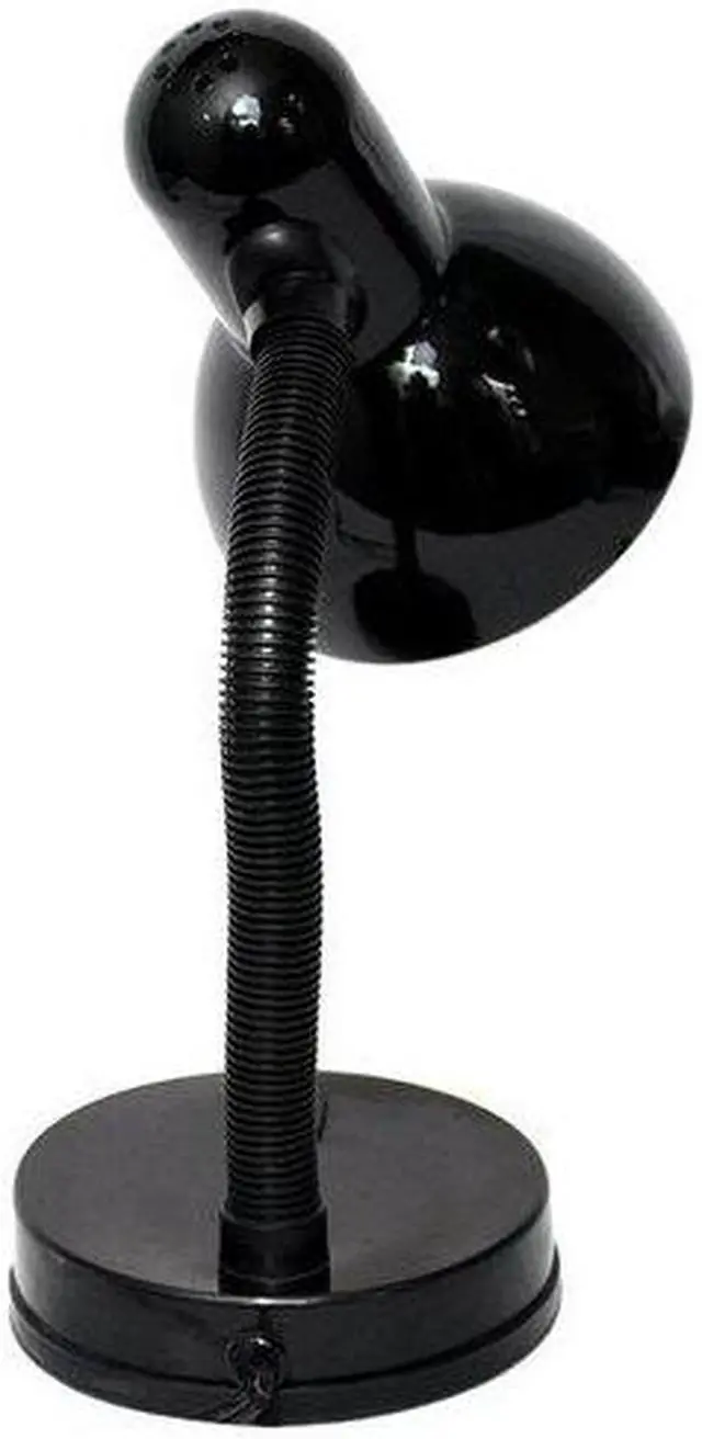 Alt view image 5 of 7 - Simple Designs Basic Metal Desk Lamp with Flexible Hose Neck