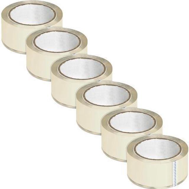 Business Source 2 Packing Tape, Heavy Duty, 2 x 55 yds - 3 Core - 3.54  mil Thickness - Clear - 6/ Pack 