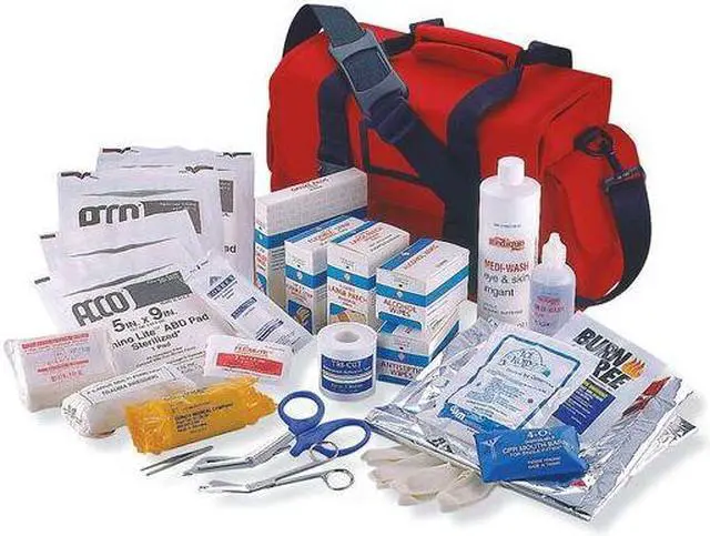Alt view image 2 of 2 - MEDI-FIRST 74801 Trauma Kit, Cordura(R) 46 Components, 50 People Served