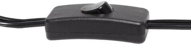 Alt view image 12 of 12 - Lalia Home Black Framed Table Lamp with Clear Cylinder Glass Shade, Large