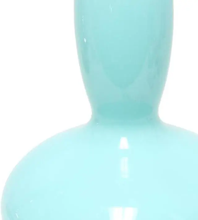 Alt view image 9 of 12 - Lalia Home Glass Dollop Table Lamp with White Fabric Shade, Seafoam