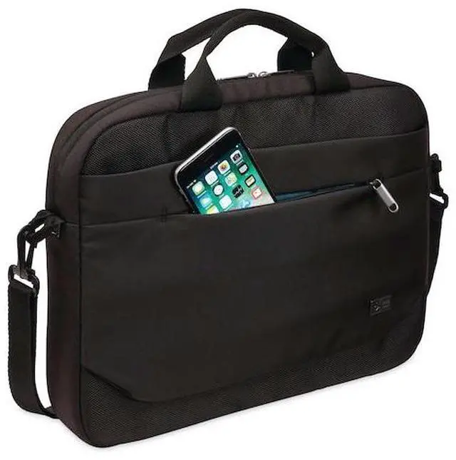 Alt view image 5 of 6 - Case Logic 3203986 Streamlined Bag for 14 in. Attache Laptop - Black