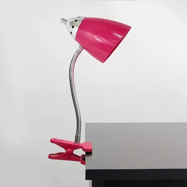 Alt view image 6 of 6 - LimeLights Flossy Flexible Gooseneck Clip Light Desk Lamp