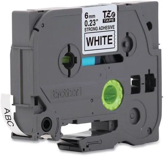 Alt view image 5 of 7 - Indoor/Outdoor PET Label Tape Cartridge, Black/White, 15/64"W x 26 ft. 2-13/32"