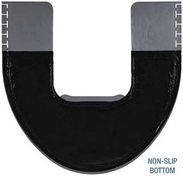 Alt view image 13 of 19 - Commode Mat 2.0, Rubber, 22 7/8 x 22, Gray/White, 6/Carton BWKCMGW