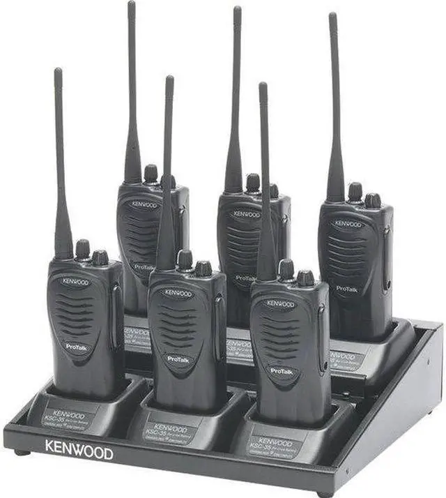 Alt view image 2 of 2 - KENWOOD KMB-28-AK Multi Unit Charger,6 Units,120VAC