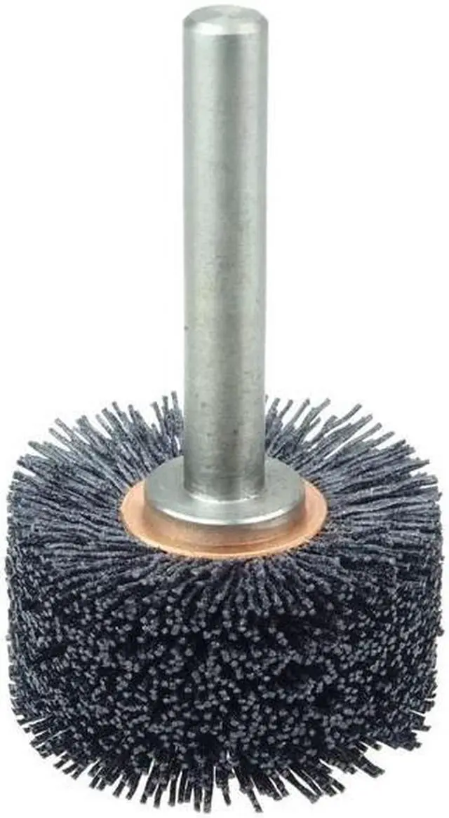 Alt view image 2 of 3 - WEILER 17215 Bore-Rx 2"Dia. Brush Deburring .026/120CG Crimped Fill, 3/8" Stem