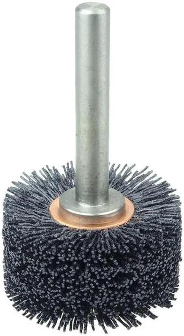 Alt view image 3 of 3 - WEILER 17215 Bore-Rx 2"Dia. Brush Deburring .026/120CG Crimped Fill, 3/8" Stem
