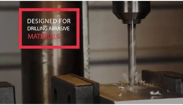 Alt view image 12 of 12 - Drill America DMOD Series Solid Carbide Jobber Length Drill Bit, Uncoated (Bright) Finish, Round Shank, Spiral Flute, 118 Degrees Conventional Point, #43 Size, 2" Length (Pack of 1)