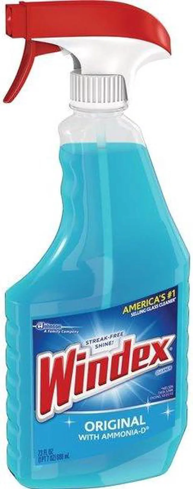 Alt view image 2 of 3 - WINDEX 313042 Liquid Glass and Surface Cleaner, 23 oz., Blue, Unscented,