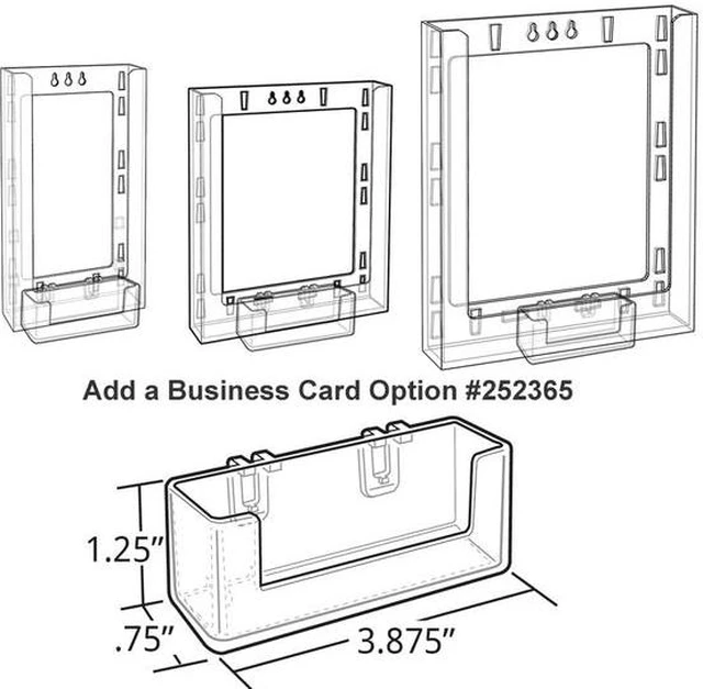 Alt view image 3 of 3 - AZAR DISPLAYS 252317 Four-Pocket Revolving Trifold Brochure Holder