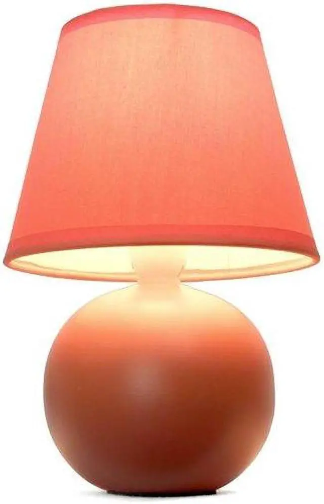 Alt view image 5 of 8 - Simple Designs Mini Ceramic Globe Table Lamp