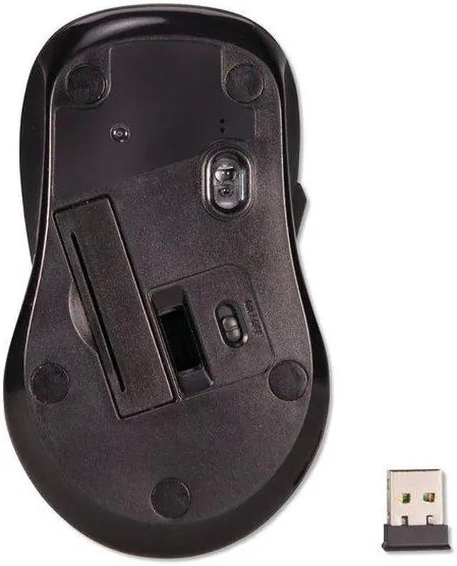 Alt view image 15 of 16 - Innovera Mouse,2.4g,Laser,Wrls,Bk 62500