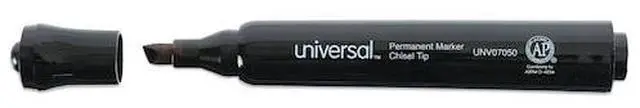 Alt view image 12 of 13 - Universal Chisel Tip Permanent Marker - UNV07050