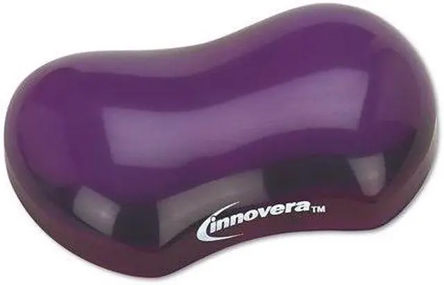 Alt view image 11 of 12 - Innovera Gel Mouse Wrist Rest, Purple 51442