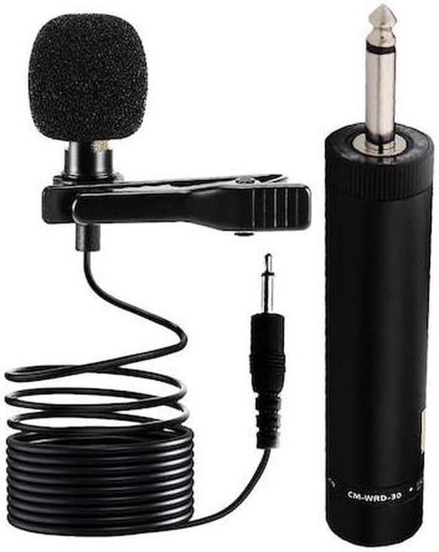 Alt view image 8 of 15 - 5 Core Premium Lavalier Microphone Lapel Clip-on Mini Wired Omnidirectional Condenser Mic for Podcasting, Recording, Vlogging, Android, Smartphone, DSLR, Camera, Computer, Laptop