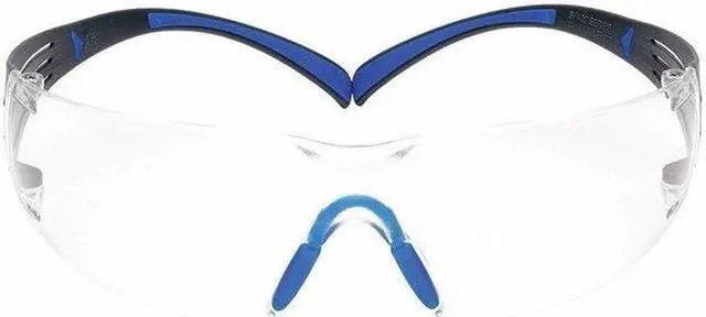 Alt view image 2 of 2 - 3M SF401SGAF-BLU Safety Glasses, SecureFit Series, Scotchgard Anti-Fog,