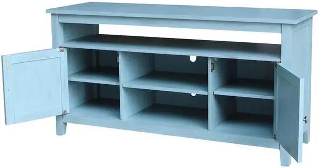 Alt view image 6 of 7 - INTERNATIONAL CONCEPTS TV32-51 Entertainment / TV Stand with 2 Doors, Ocean