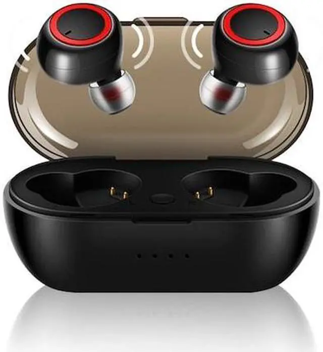 Alt view image 8 of 17 - 5 Core Wireless Ear Buds  Mini Bluetooth Noise Cancelling Earbud Headphones 32 Hours Playtime IPX8