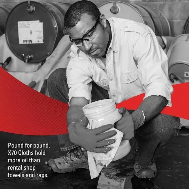 Alt view image 13 of 18 - Kimberly-Clark Professional Wypall X70 Wipers Pop-Up Box 100Shts/BX WE 41455BX