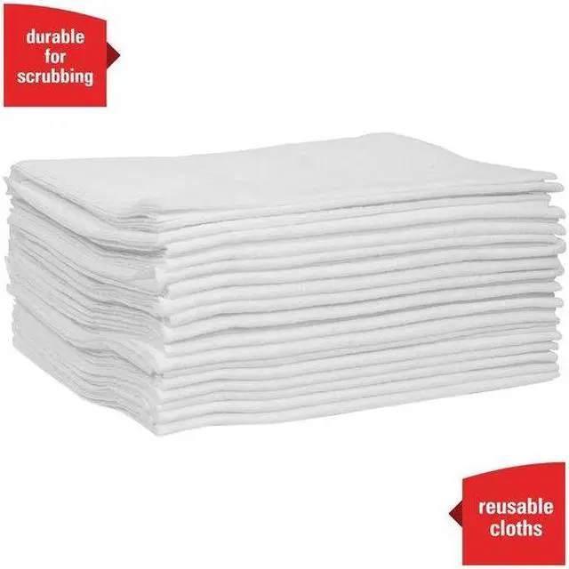 Alt view image 11 of 11 - C-Wypall X80 Rag Rplmt Hydro Wpr 1/4Fld Whi 4/5