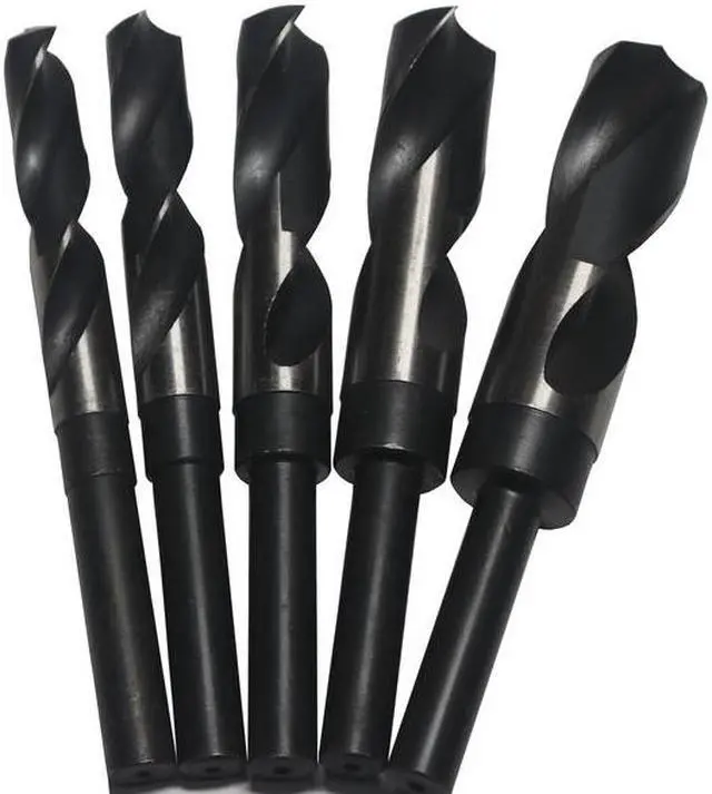 Alt view image 3 of 6 - DRILL AMERICA POUD/ARSD 9/16"-1" 5Pc. HSS Reduced Shank Drill Bit Set, Shank