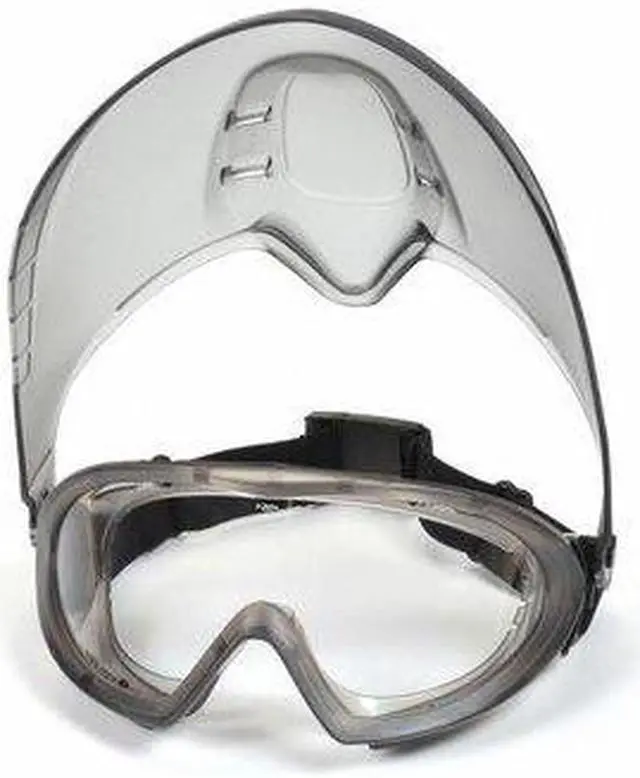 Alt view image 2 of 3 - CONDOR 29XT52 Goggles and Faceshield, Anti-Fog/ Anti-Static/ Anti-Scratch, ANSI