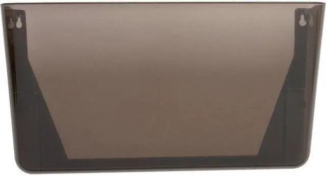 Alt view image 4 of 7 - Lorell Wall File Pockets 13-1/8"x4-1/4"x14-3/4" 3/PK Smoke 60002
