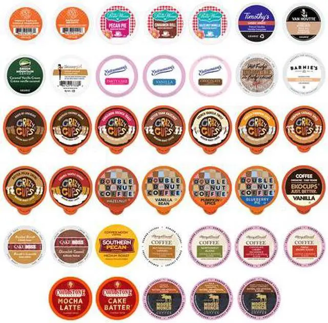 Main image of CRAZY CUPS WM-PS-Flavor-40 Perfect Samplers Flavored Coffee Variety Pack - 40 Ct