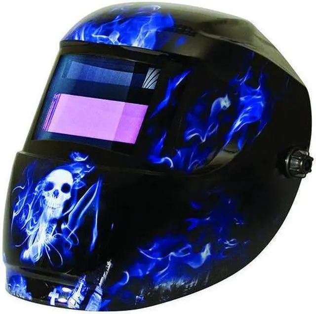 Alt view image 2 of 2 - WALTER SURFACE TECHNOLOGIES 1000F-0141 Welding Helmet CARRERA w/1000F BLUE DOOM