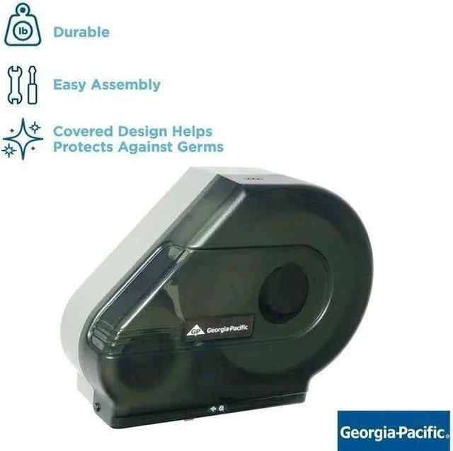 Alt view image 4 of 6 - GEORGIA-PACIFIC 58150 Toilet Paper Dispr,Jumbo,13-1/2 In. H