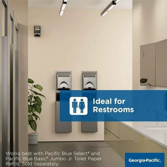 Alt view image 6 of 6 - GEORGIA-PACIFIC 58150 Toilet Paper Dispr,Jumbo,13-1/2 In. H