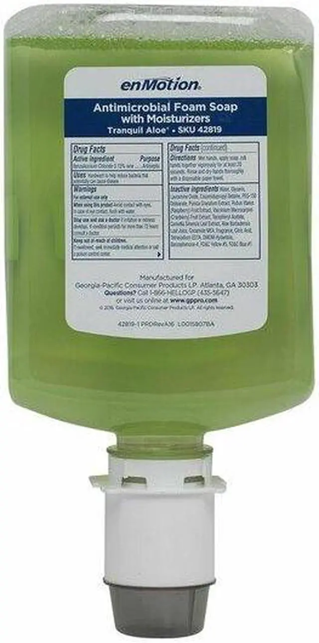 Alt view image 4 of 7 - GEORGIA-PACIFIC 42819 1200 ml Foam Hand Soap Refill Cartridge