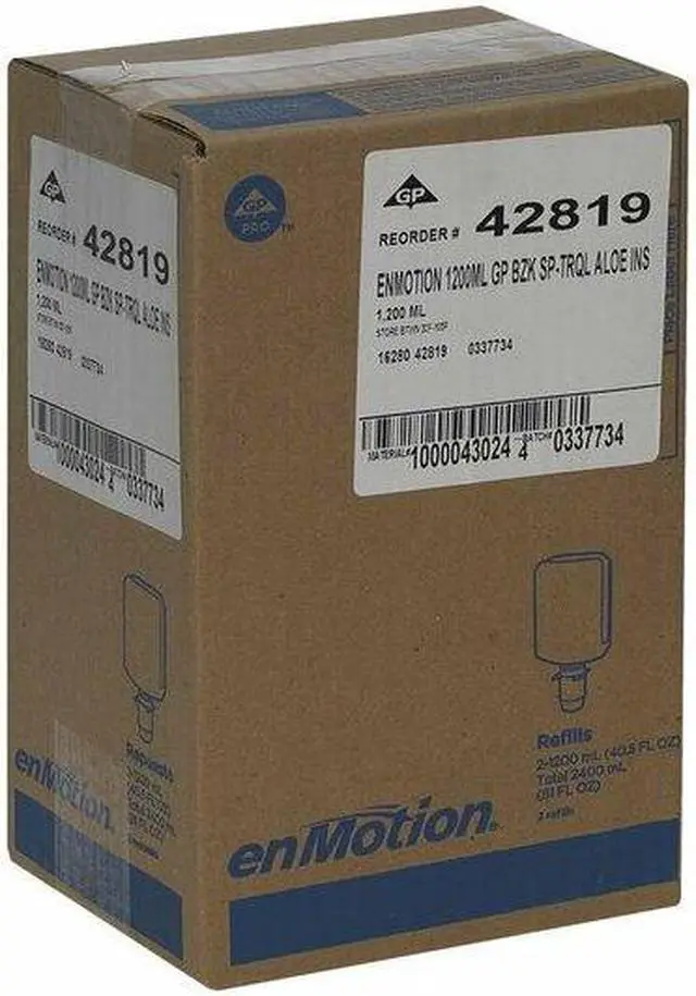 Alt view image 5 of 7 - GEORGIA-PACIFIC 42819 1200 ml Foam Hand Soap Refill Cartridge