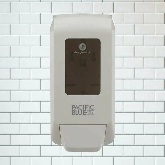 Alt view image 3 of 7 - GEORGIA-PACIFIC 53058 Soap/Sanitizer Dispenser,White,Plastic
