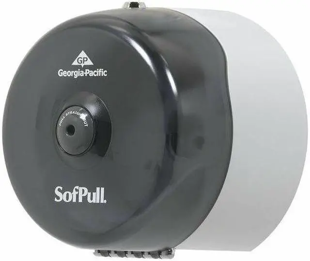 Alt view image 6 of 7 - GEORGIA-PACIFIC 56513 Mini Centerpull Tissue Dispenser,Smoke