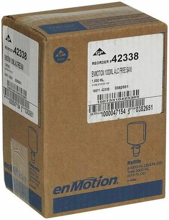 Alt view image 2 of 5 - GEORGIA-PACIFIC 42338 Hand Sanitizer, Cartridge, Foam, 1000mL, PK2