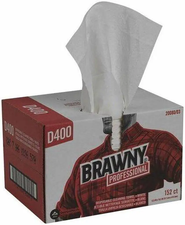 Alt view image 10 of 10 - GEORGIA-PACIFIC 20080/03 Disposable Wipes, 12-1/2" x 16-5/16", 152 Sheets/ Pack