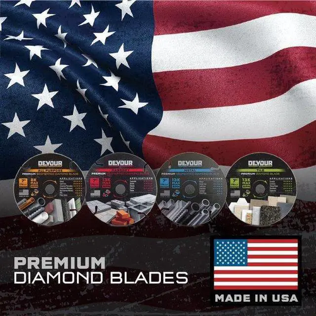 Alt view image 4 of 6 - DEVOUR NT70CTDW 7" Tile PREMIUM Tile Continuous Rim Blade