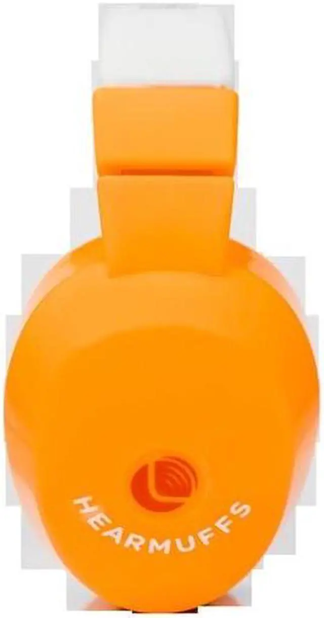 Alt view image 3 of 3 - LUCID AUDIO LA-KIDS-PM-OR Kid's HearMuff Passive Orange