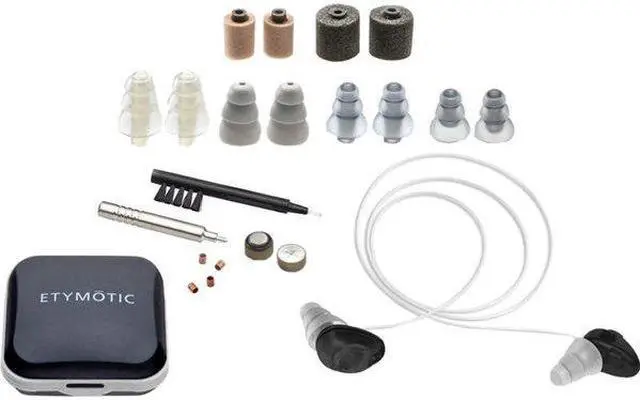 Alt view image 10 of 13 - Etymotic GunsportPRO Earplugs, Electronic Hearing Protection Designed for Hunters, Shooters and Gun Enthusiasts, 1 pair, Black
