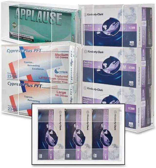 Alt view image 13 of 20 - Kantek KTKAH110 Glove Box Holder- Single- 11in.x3-.50in.x4-.75in.- Clear